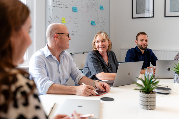 SEO planning session with Submerge SEO consultants
