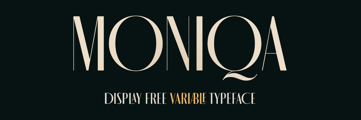 Moniqa - best free fonts to try now