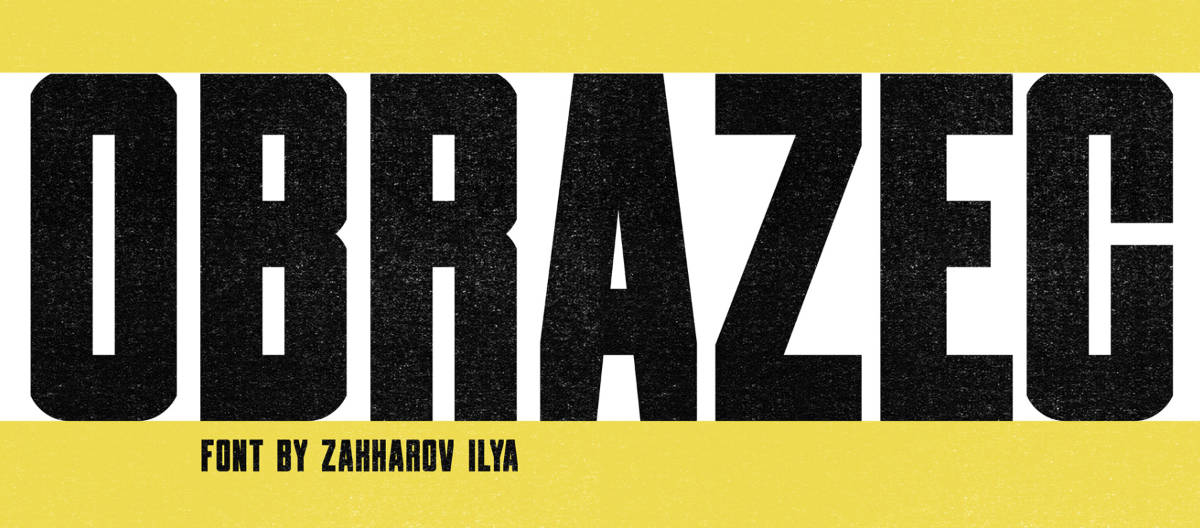 Obrazec - best free fonts to try now